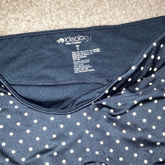 Women’s Ideology black polka dot Athletic Leggings - Picture 5 of 7